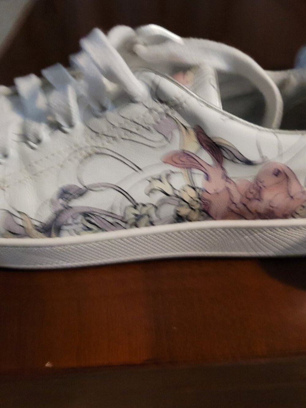 Prada Rabbit Leather Sneakers - Picture 2 of 5